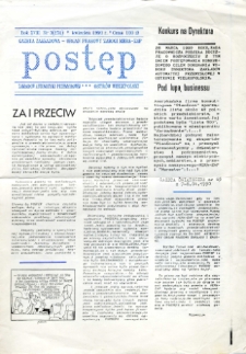 Postęp 1990.04, R. XVIII, nr 3 (251)