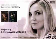 Spotkanie autorskie z Dagmarą Leszkowicz-Zaluską