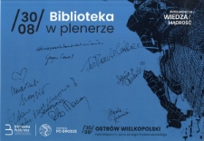 [30.08] Biblioteka w plenerze : Inteligencja/Wiedza/Mądrość, 30.08.2024