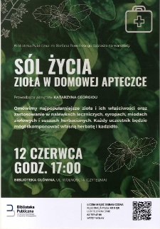 S&oacute;l Życia : Zioła W domowej apteczce, 12 czerwca