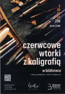 Czerwcowe wtorki z kaligrafią w bibliotece