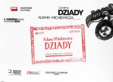 Narodowe Czytanie : Adam Mickiewicz - Dziady