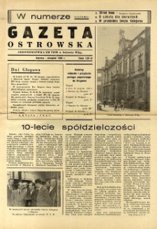 Gazeta Ostrowska 1959.Sierpień
