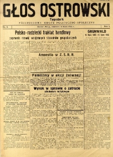 Głos Ostrowski 1945.07.15 R. I nr 6