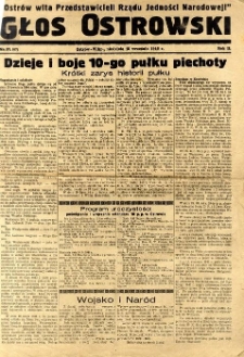Głos Ostrowski 1946.09.15 R.II nr37(67)