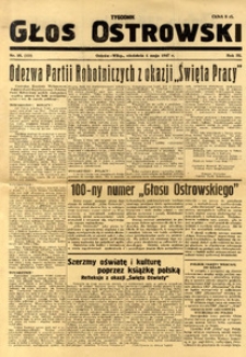 Głos Ostrowski 1947.05.04 R.III nr18(100)