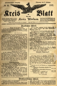 Kreis-Blatt fuer den Kreis Adelnau 1882.02.02 nr10