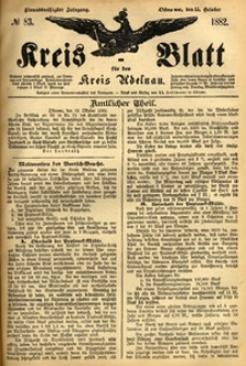 Kreis-Blatt fuer den Kreis Adelnau 1882.10.15 nr83