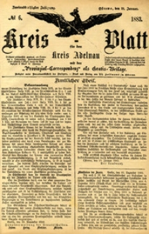 Kreis-Blatt fuer den Kreis Adelnau 1883.01.18 nr6