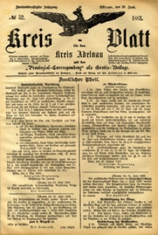 Kreis-Blatt fuer den Kreis Adelnau 1883.06.28 nr52