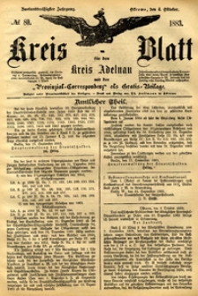 Kreis-Blatt fuer den Kreis Adelnau 1883.10.04 nr80