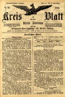 Kreis-Blatt fuer den Kreis Adelnau 1883.11.18 nr93