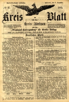Kreis-Blatt fuer den Kreis Adelnau 1883.12.02 nr97