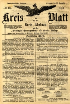 Kreis-Blatt fuer den Kreis Adelnau 1883.12.30 nr105