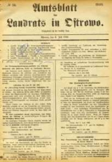 Amtsblatt des Landrats in Osstrowo 1940.07.08 nr55