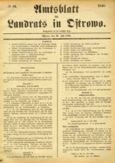 Amtsblatt des Landrats in Osstrowo 1940.07.29 nr61