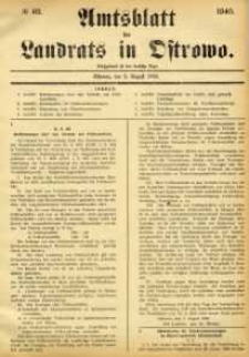 Amtsblatt des Landrats in Osstrowo 1940.08.05 nr63