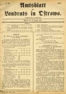 Amtsblatt des Landrats in Osstrowo 1940.08.15 nr66
