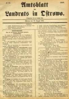 Amtsblatt des Landrats in Osstrowo 1940.08.19 nr67