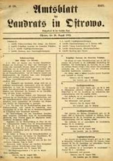 Amtsblatt des Landrats in Osstrowo 1940.08.26 nr69