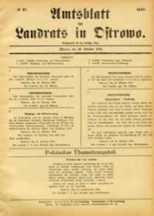 Amtsblatt des Landrats in Osstrowo 1940.10.28 nr87