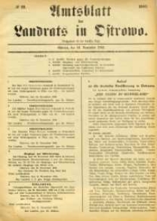 Amtsblatt des Landrats in Osstrowo 1940.11.14 nr92