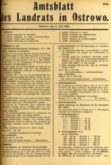 Amtsblatt des Landrats in Ostrowo 1943.07.05 nr53