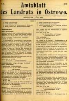 Amtsblatt des Landrats in Ostrowo 1943.07.15 nr56