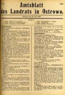 Amtsblatt des Landrats in Ostrowo 1943.07.22 nr58