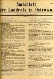 Amtsblatt des Landrats in Ostrowo 1943.09.27 nr77