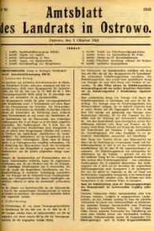 Amtsblatt des Landrats in Ostrowo 1943.10.07 nr80