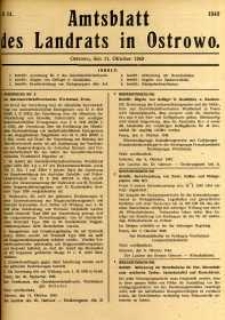Amtsblatt des Landrats in Ostrowo 1943.10.11 nr 81