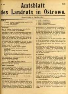 Amtsblatt des Landrats in Ostrowo 1943.10.14 nr82