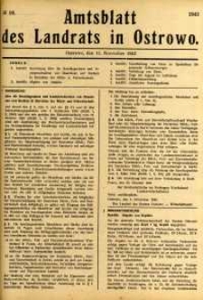 Amtsblatt des Landrats in Ostrowo 1943.11.11 nr90