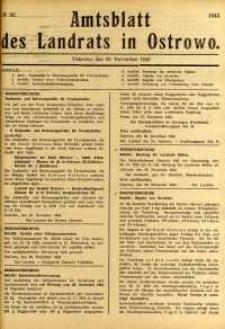 Amtsblatt des Landrats in Ostrowo 1943.11.22 nr93